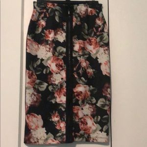 H&m floral pencil skirt